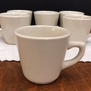 Ultima Mugs Resturaunt demitasse ivory cups